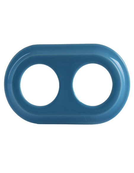 KERAMICKÝ RÁMIK DVOJITÝ RETRO POD OMIETKU AZÚROVÝ PASTEL