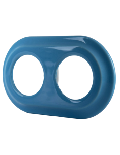 KERAMICKÝ RÁMIK DVOJITÝ RETRO POD OMIETKU AZÚROVÝ PASTEL