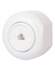 LOFT GNIAZDO TELEFONICZNE RJ11 BIAŁE NATYNKOWE KOŃCOWE JLM