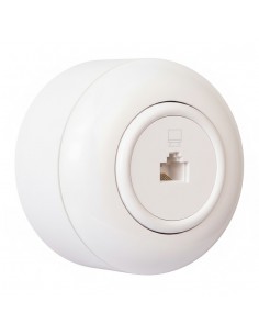 LOFT GNIAZDO KOMPUTEROWE RJ45 BIAŁE NATYNKOWE KOŃCOWE JLM 2