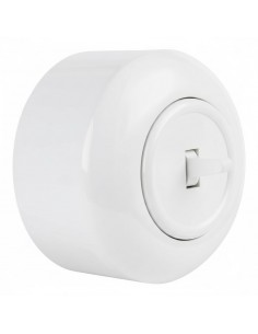 LOFT WŁĄCZNIK POJEDYNCZY BIAŁE NATYNKOWY ŚRODKOWY JLM 2