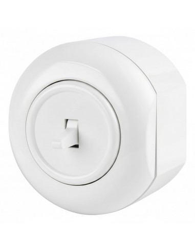 LOFT WŁĄCZNIK KRZYŻOWY BIAŁY NATYNKOWY ŚRODKOWY...