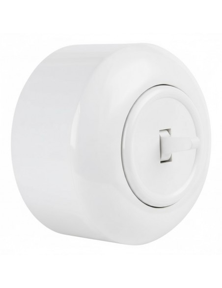 LOFT WŁĄCZNIK KRZYŻOWY BIAŁY NATYNKOWY ŚRODKOWY JLM