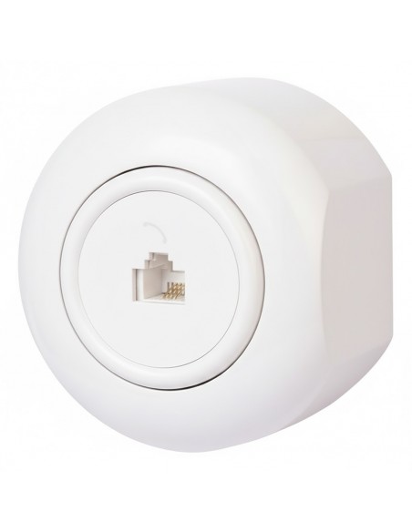 LOFT GNIAZDO TELEFONICZNE RJ11 BIAŁE NATYNKOWE ŚRODKOWE JLM