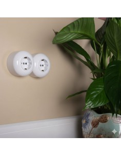 LOFT GNIAZDO KOMPUTEROWE RJ45 BIAŁE NATYNKOWE ŚRODKOWE JLM 2