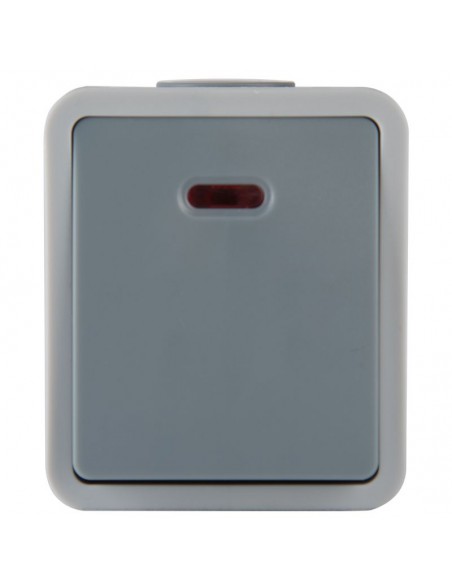 WŁĄCZNIK POJEDYNCZY LED NATYNKOWY INDUSTRIAL IP54 JLM