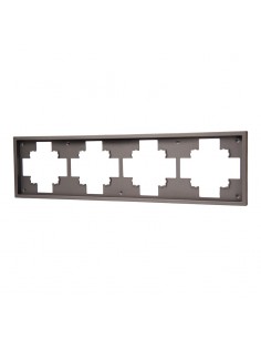 RAMKA CZTEROKROTNA PODTYNKOWA GRAFIT JLM 2