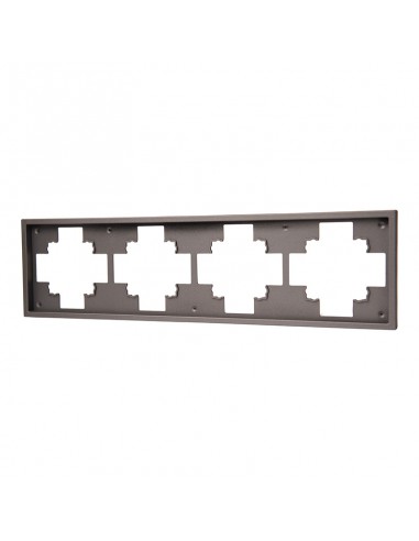 RAMKA CZTEROKROTNA PODTYNKOWA GRAFIT JLM