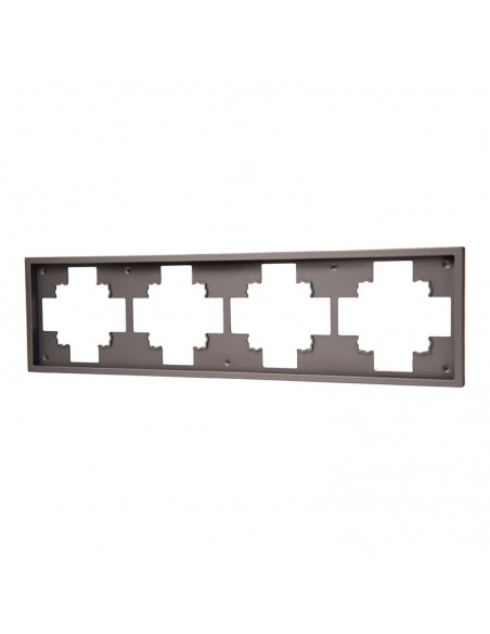 RAMKA CZTEROKROTNA PODTYNKOWA GRAFIT JLM