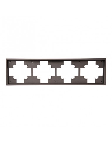 RAMKA CZTEROKROTNA PODTYNKOWA GRAFIT JLM