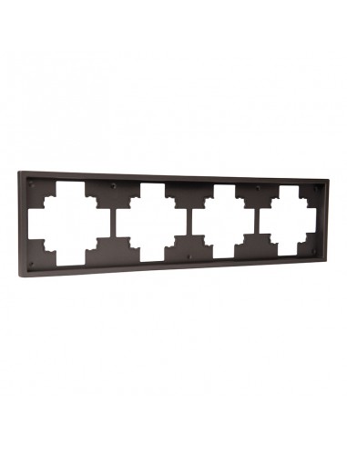 RAMKA CZTEROKROTNA PODTYNKOWA GRAFIT JLM