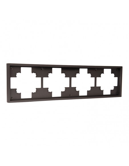 RAMKA CZTEROKROTNA PODTYNKOWA GRAFIT JLM