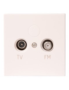 GNIAZDO PODTYNKOWE TV+SAT BIAŁE BEZ RAMKI JLM 2