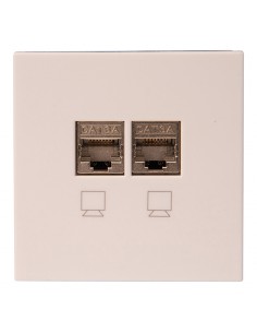 RAMKA PODWÓJNA PODTYNKOWA BIAŁA JLM 2