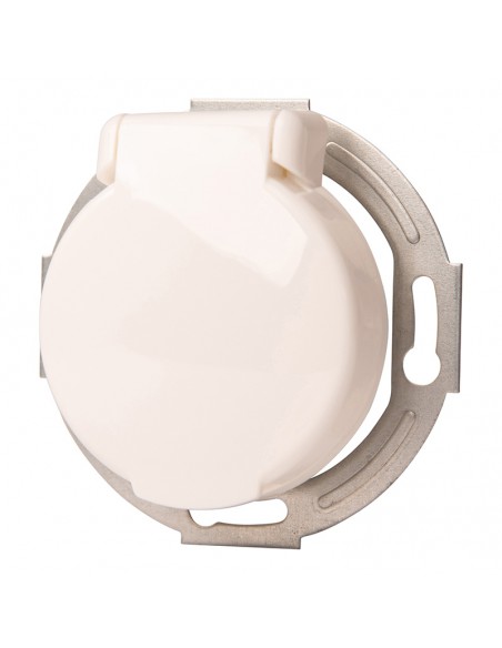 LOFT GNIAZDO 230V Z KLAPKĄ BIAŁE JLM