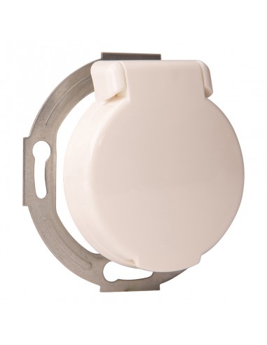 LOFT GNIAZDO 230V Z KLAPKĄ BIAŁE JLM