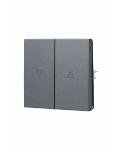 WŁĄCZNIK STERUJĄCY ROLETAMI PODTYNKOWY GRAFIT BEZ RAMKI JLM