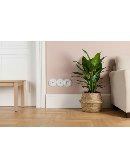 TOMA LOFT 230V SCHUKO BLANCA JLM SIN MARCO