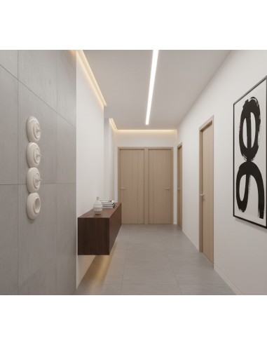 TOMA LOFT 230V SCHUKO BLANCA JLM SIN MARCO