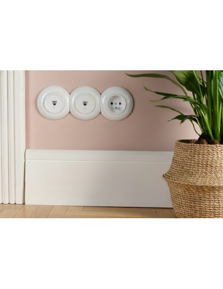 LOFT RÁMEČEK JEDNODUCHÝ 85mm BÍLÝ JLM TYP "2"