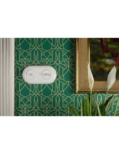 LOFT DOUBLE FRAME 156x85mm WHITE JLM