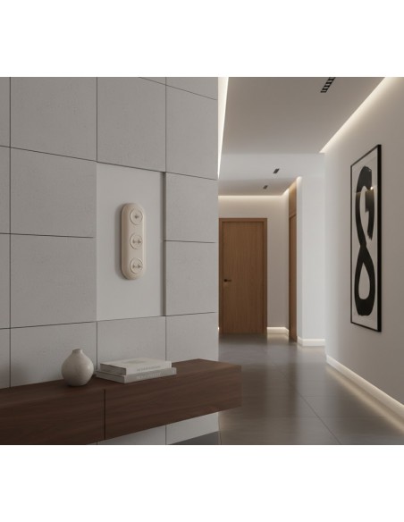 LOFT GNIAZDO 230V Z KLAPKĄ BIAŁE JLM