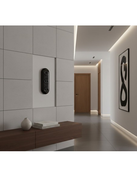 TOMA LOFT 230V SCHUKO NEGRA JLM SIN MARCO