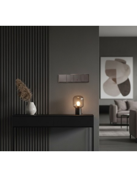 MODERN FALSÍK ALATTI CSENGŐKAPCSOLÓ GRAFIT KERET NÉLKÜL JLM ULTRA DESIGN