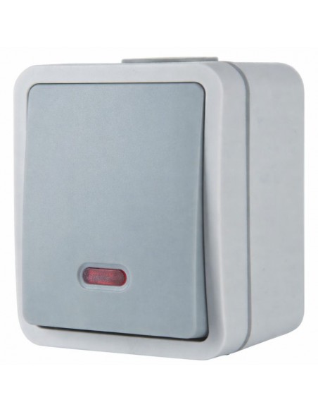 WŁĄCZNIK POJEDYNCZY LED NATYNKOWY INDUSTRIAL IP54 JLM