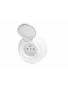 LOFT GNIAZDO 230V Z BOLCEM IP44 BIAŁE NATYNKOWE... 2