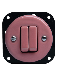 KERÁMIA KAPCSOLÓ KÉTSÁVOS RETRO SÜLLYESZTETT LAZAC... 2