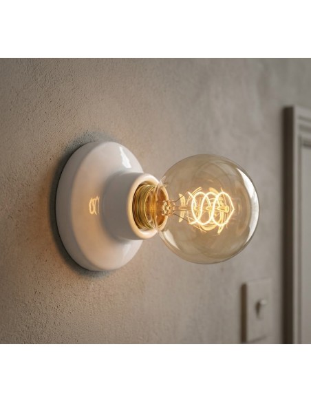 UCHWYT ŻARÓWKI E27 3,5" PROSTY