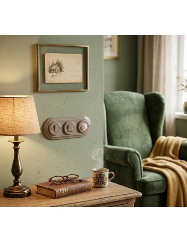 VARIATEUR CÉRAMIQUE ENCASTRÉ 5-150W OLIVE...