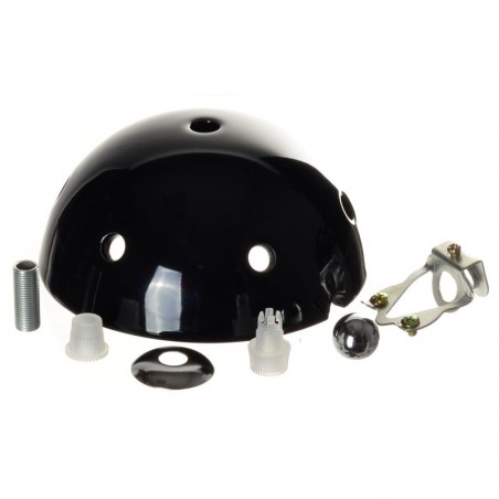 RETRO LOFT KERAMICKÝ PODHLED 6 OTVORŮ ČERNÝ