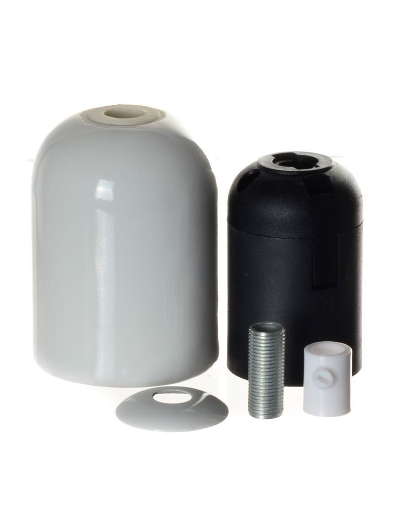 RETRO LOFT CERAMIC E27 BULB HOLDER, WHITE