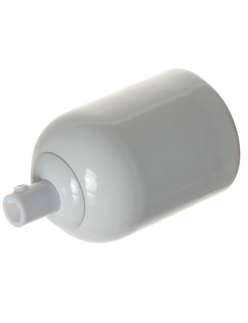 RETRO LOFT CERAMIC E27 BULB HOLDER, WHITE