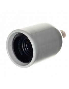 RETRO LOFT KERAMICKÝ OBJÍMKA ŽIAROVKY E27 BIELA 2