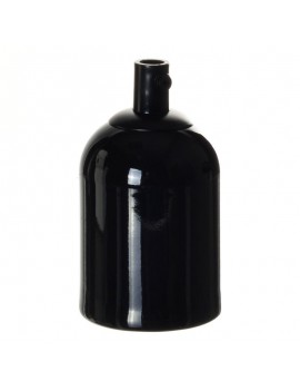 RETRO LOFT KERAMICKÝ OBJÍMKA ŽIAROVKY E27 ČIERNA