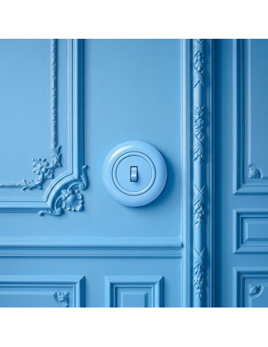LOFT WŁĄCZNIK KRZYŻOWY NIEBIESKI JLM