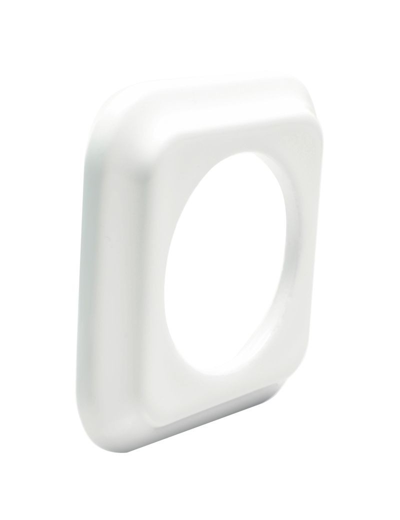 KERÁMIA KERET EGYSZERES SÜLLYESZTETT NÉGYZET FEHÉR