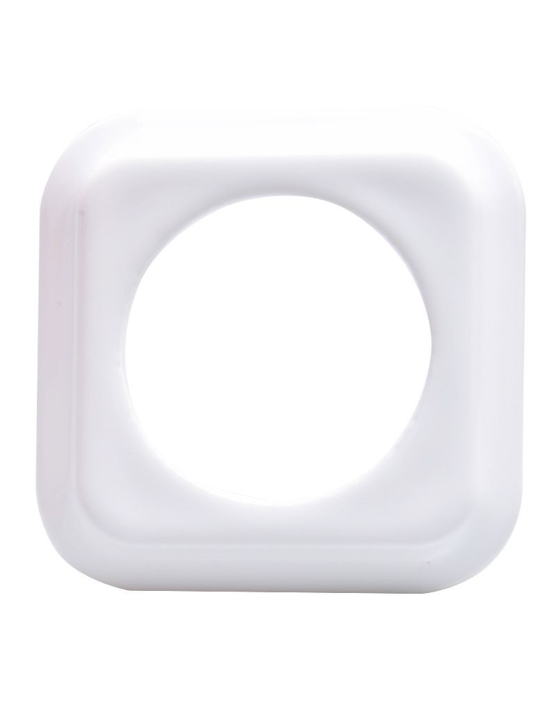 KERÁMIA KERET EGYSZERES SÜLLYESZTETT NÉGYZET FEHÉR