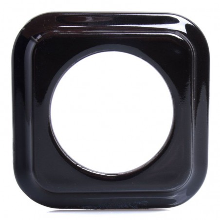 KERÁMIA KERET EGYSZERES SÜLLYESZTETT NÉGYZET FEKETE