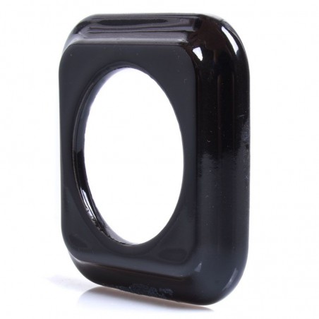 KERÁMIA KERET EGYSZERES SÜLLYESZTETT NÉGYZET FEKETE