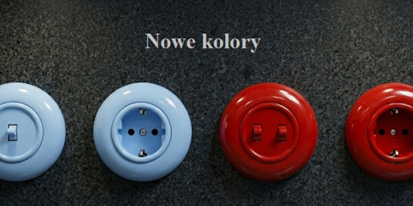 Co nowego pojawi się w JLM Retro jeszcze w tym roku? Nowe kolory włączników i gniazd retro, loft i vintage